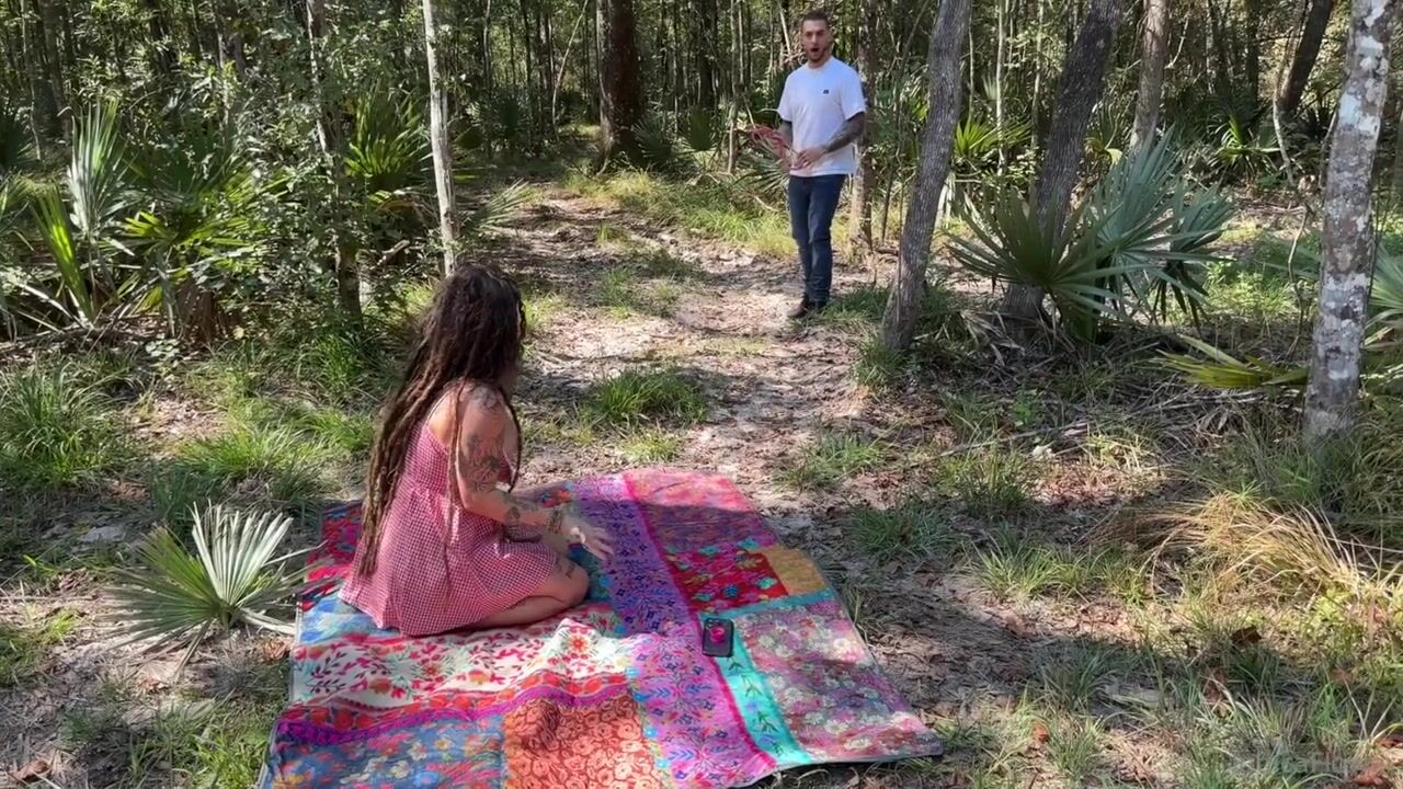 Indica Flower Public Fuck In The Forest