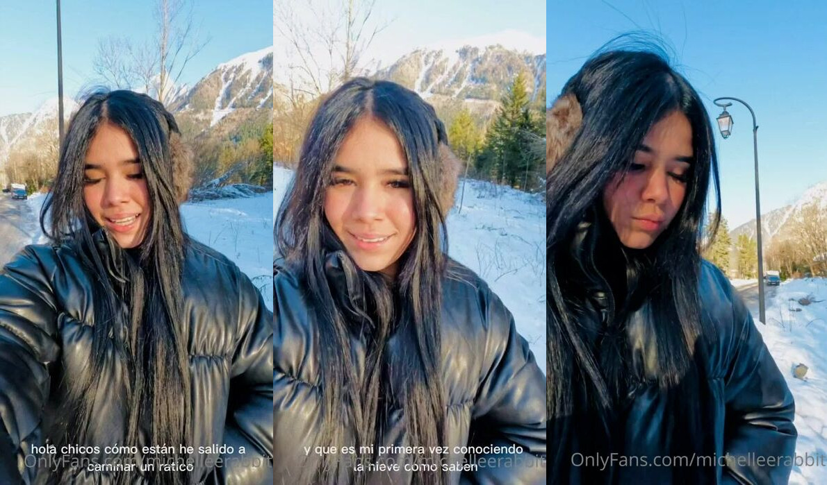 Michelle Rabbit Blowjob And Sex In The Snow