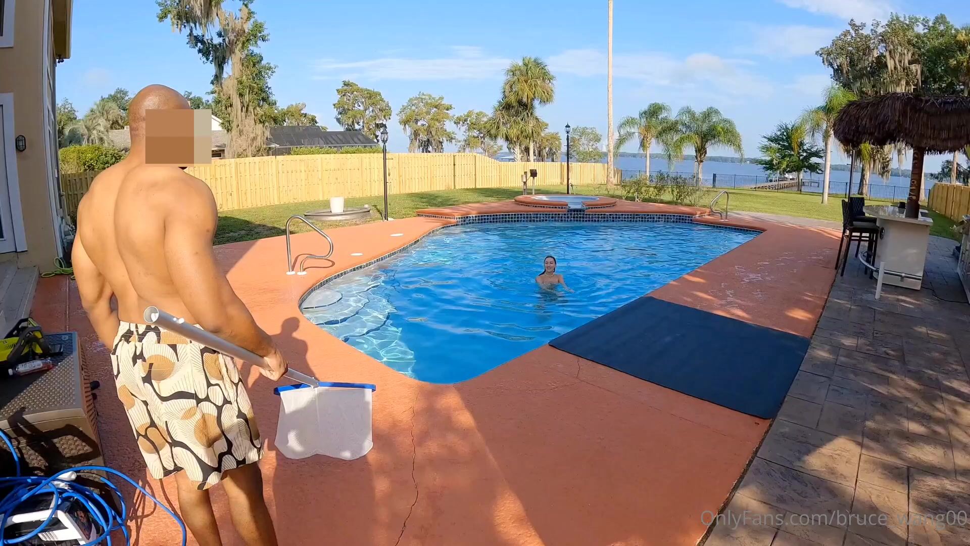 BigBootyBaileyVIP Fucks The Pool Cleaner