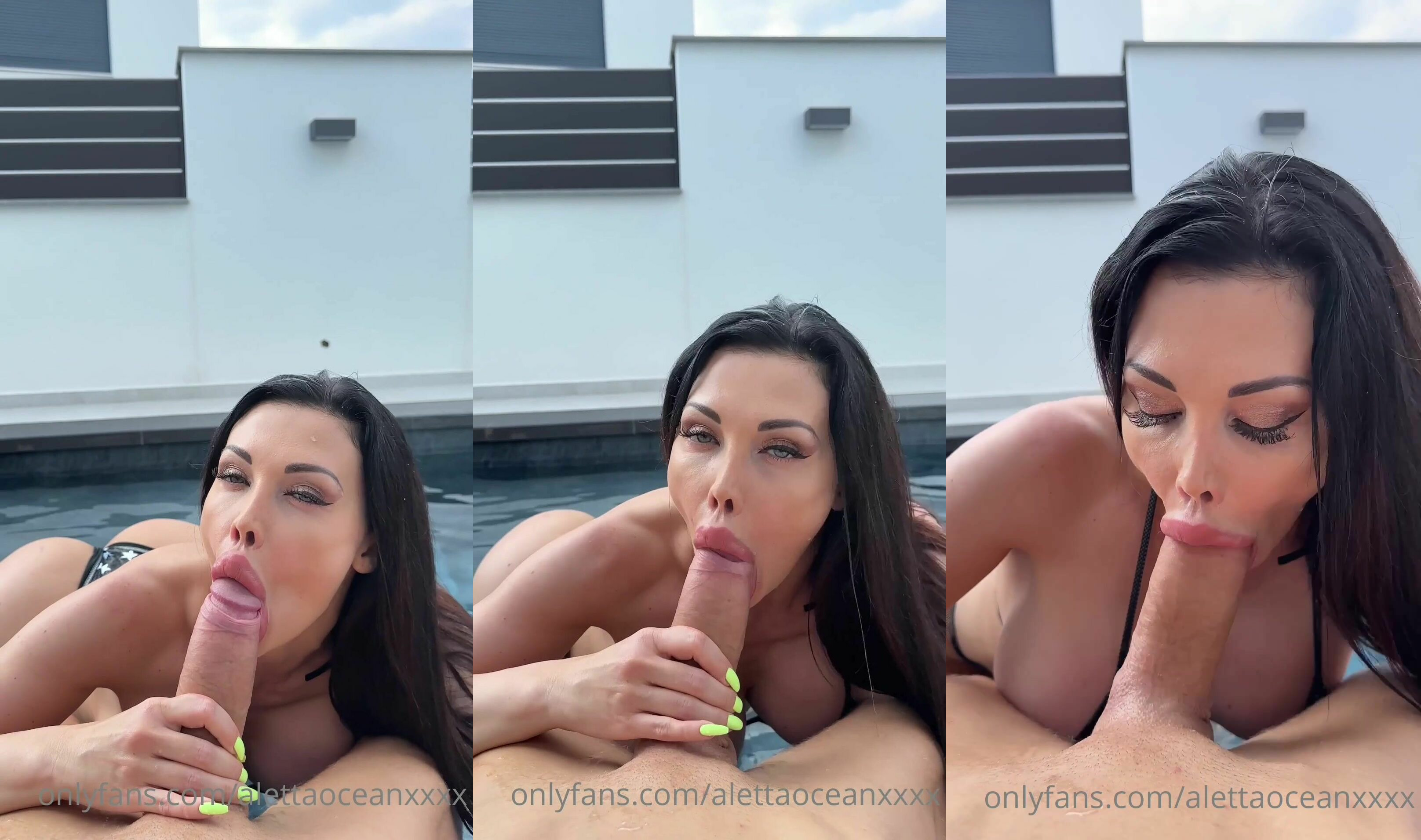 Alluring Aletta Ocean Blowjob Compilation