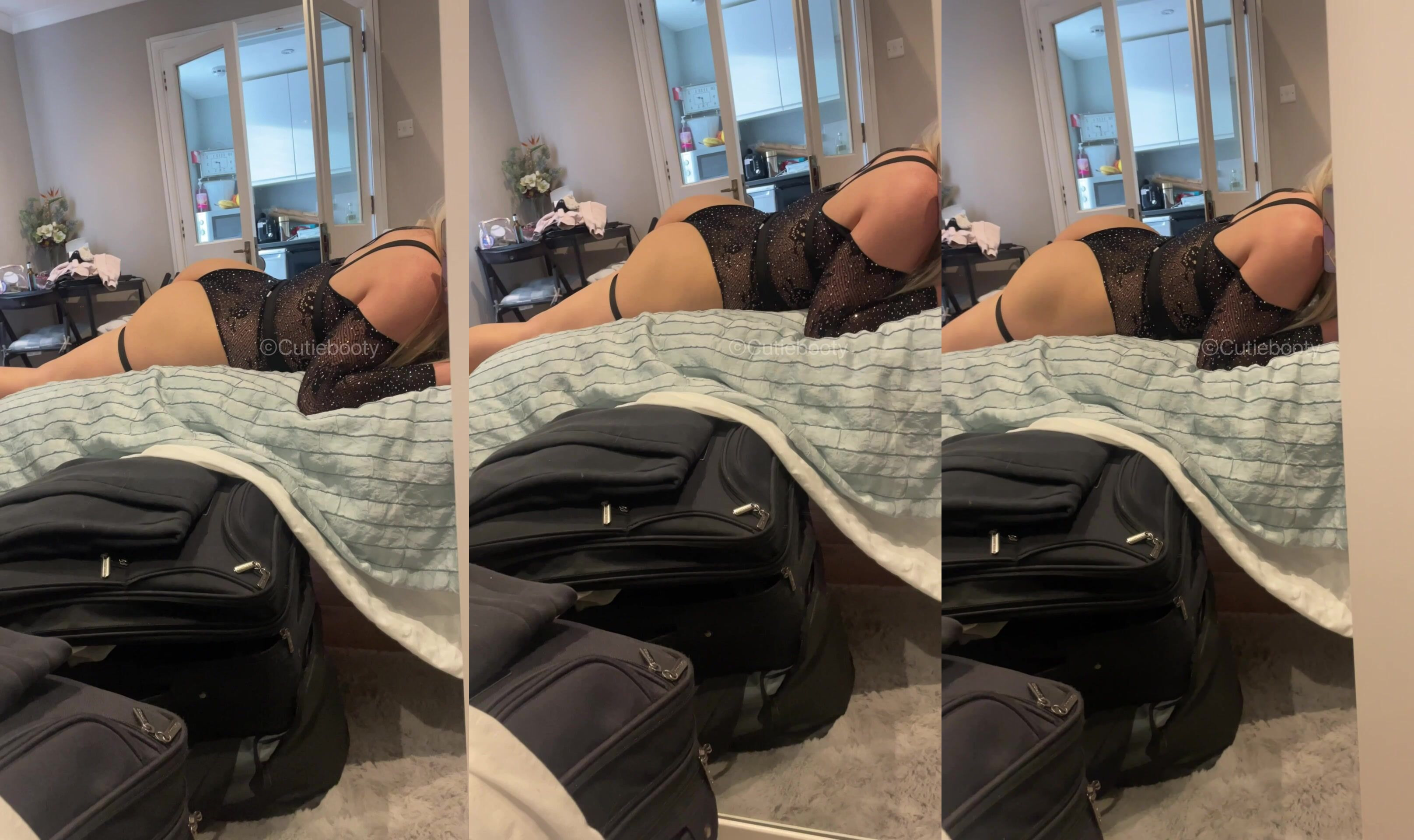 April Flowers Twerks On Her Bed