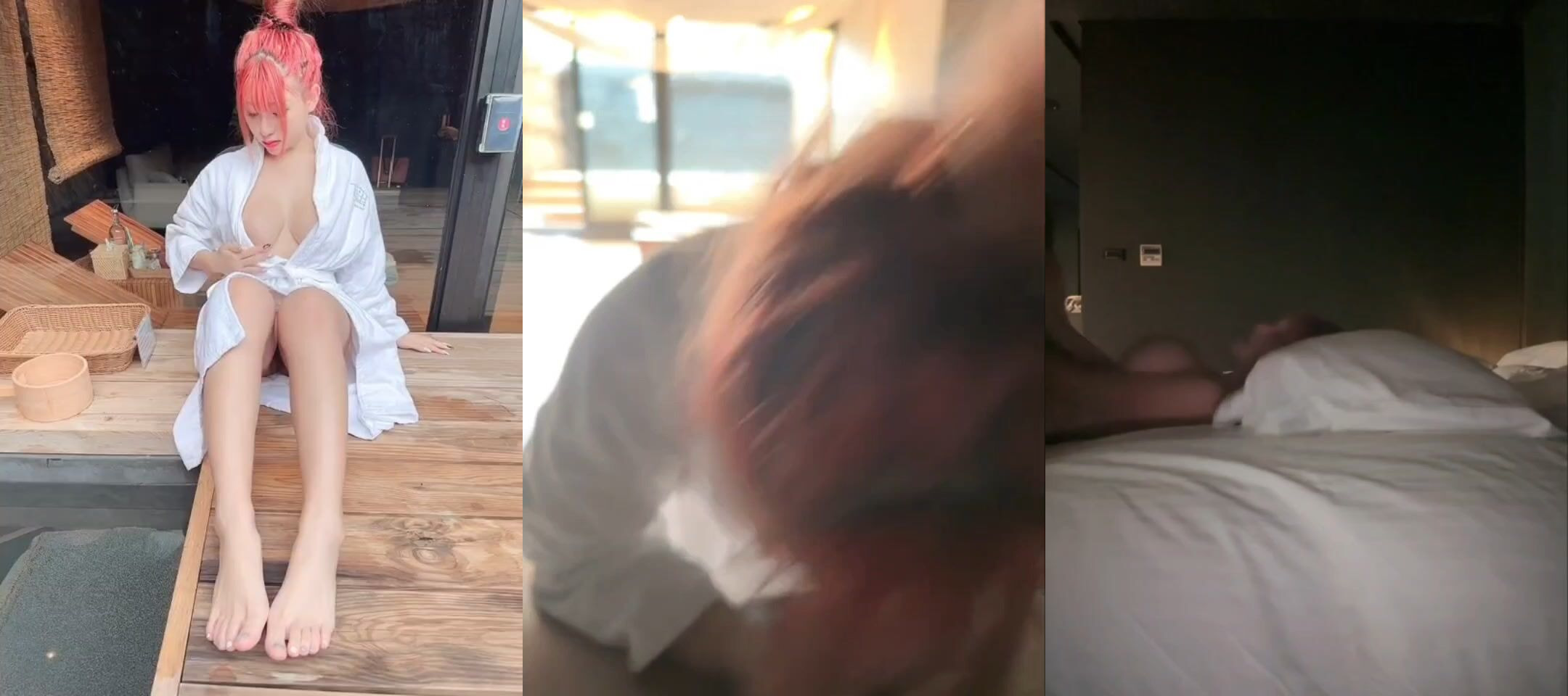 Emmawu Has Sex In Her Bathrobe