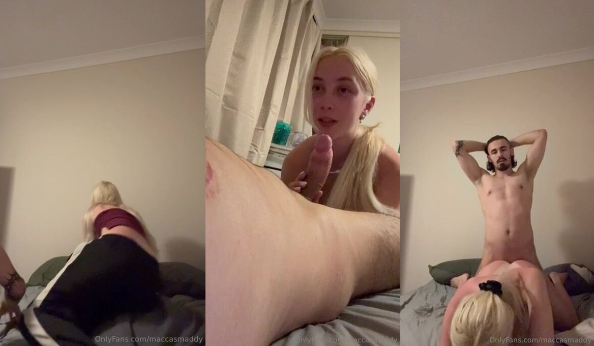 Maccas Maddy Takes A Pounding On The Bed