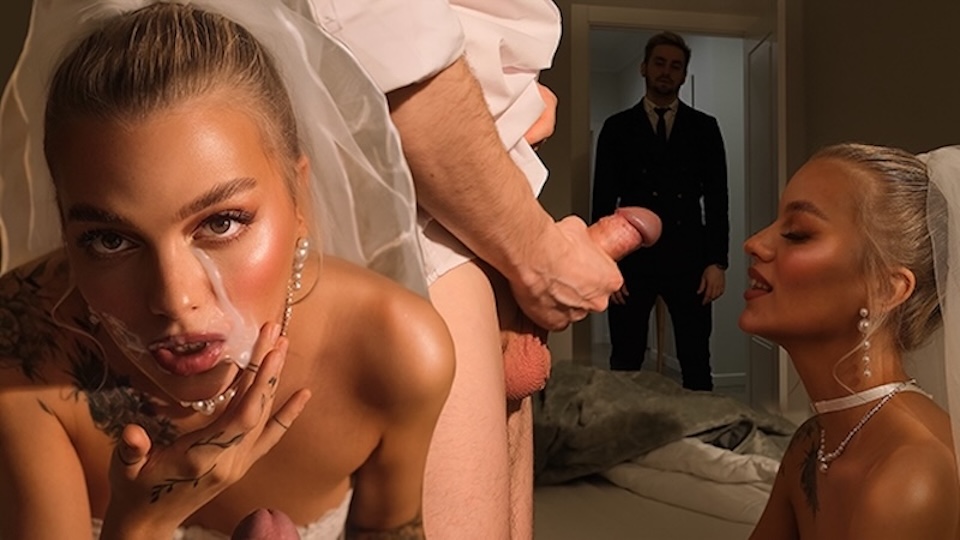 The Luxury Bride Is Left Alone With The Photographer And Cheats On Her Groom