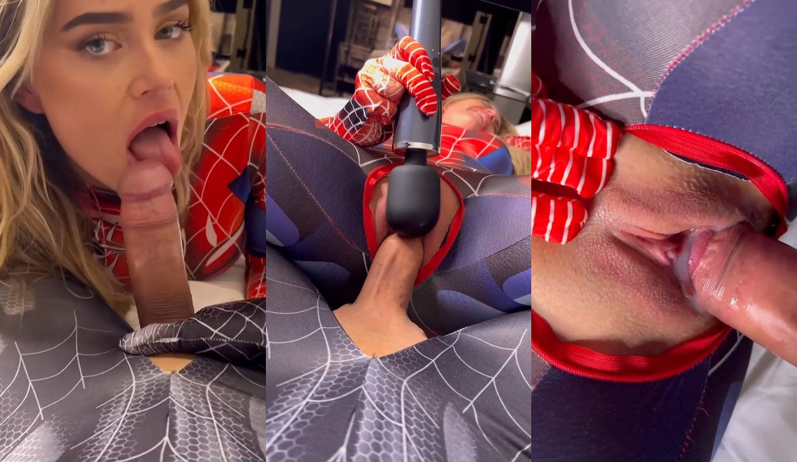 Lisaterhorstt Fucks Her Boyfriend As Spider-Woman