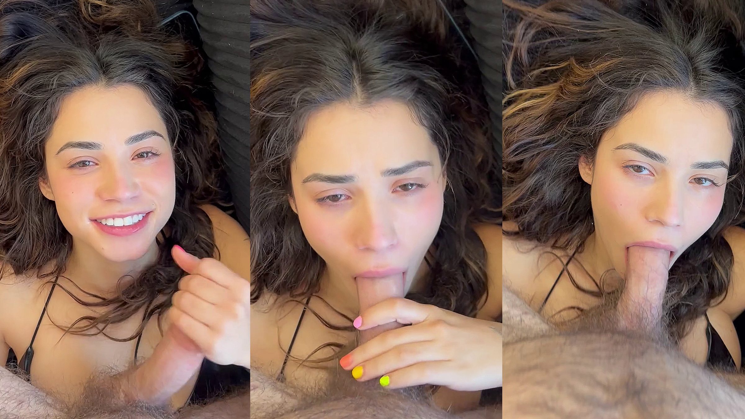 Jameliz Worships Her Boyfriend's Cock Orally